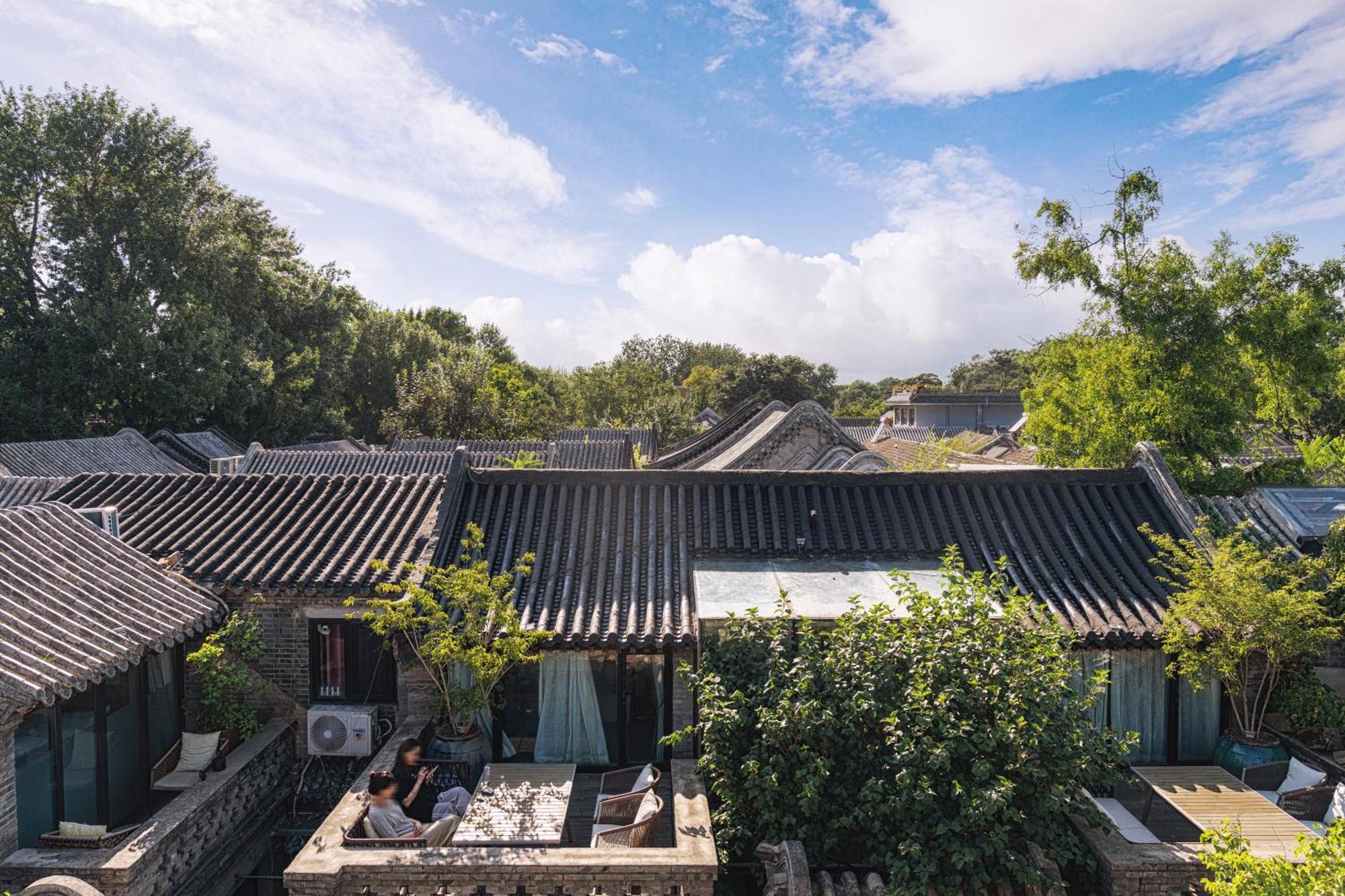 Beijing Le Zai Nan Luo Gu Xiang Wang Fu Jing Forbidden City Courtyard Hotel&Free Laundry Service&Free Coffee And Dumpling Experience Service 外观 照片